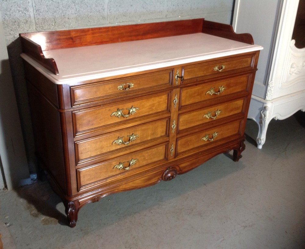 FRENCH MAHOGANY MARBLE TOP WASHSTAND View VIII