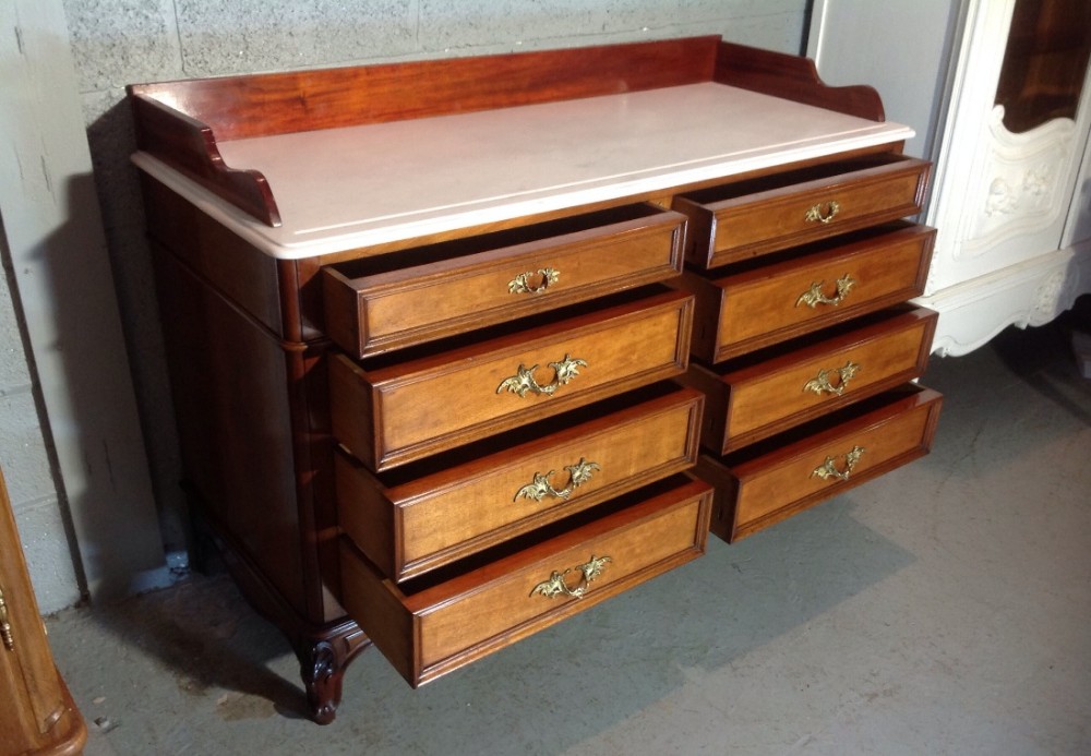 FRENCH MAHOGANY MARBLE TOP WASHSTAND View XI