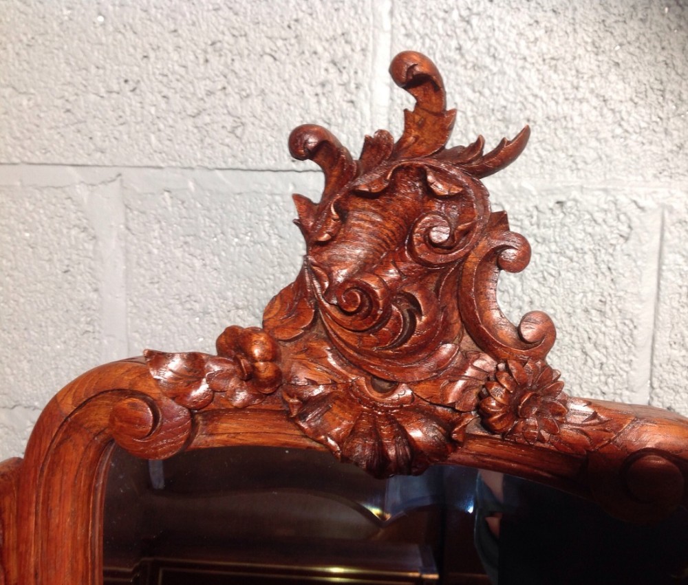 CARVED OAK FRENCH DRESSING TABLE View VII