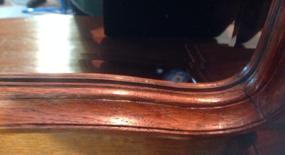 CARVED OAK FRENCH DRESSING TABLE View IX