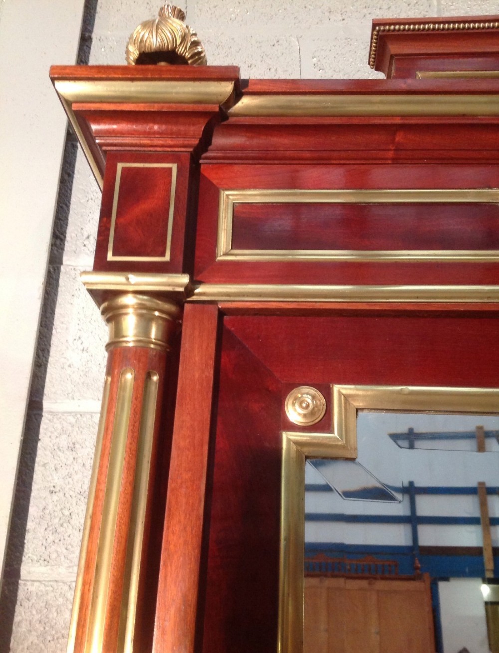 MAHOGANY FRENCH ARMOIRE View II