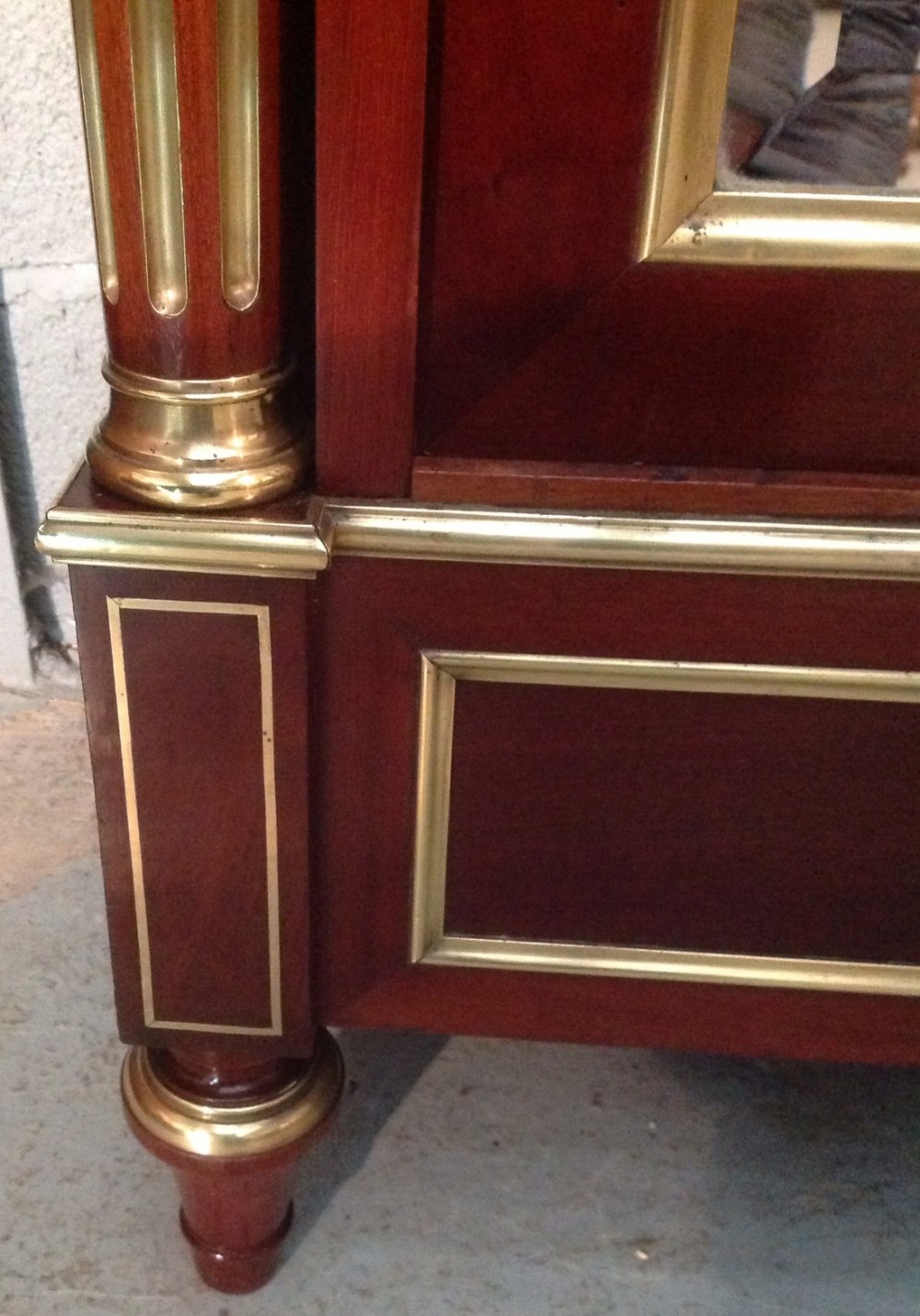 MAHOGANY FRENCH ARMOIRE View VI