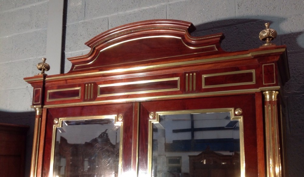 MAHOGANY FRENCH ARMOIRE View X