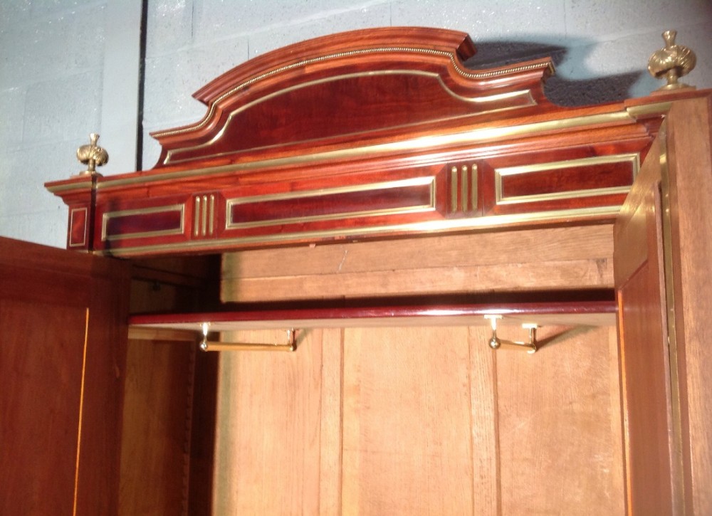 MAHOGANY FRENCH ARMOIRE View XII