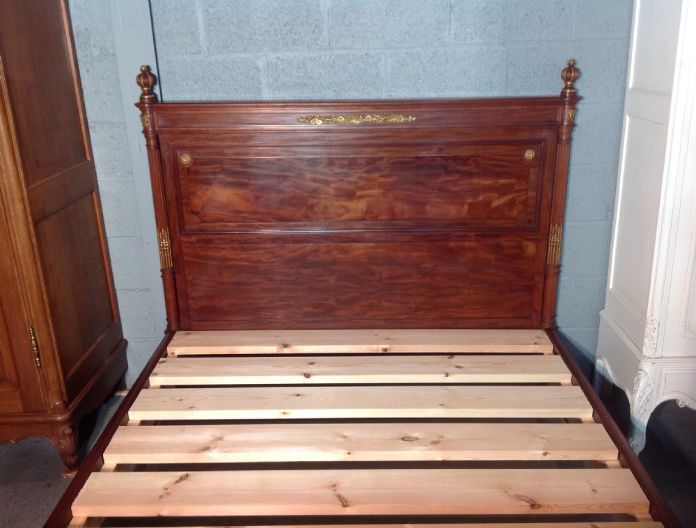 FRENCH MAHOGANY KINGSIZE BED View II