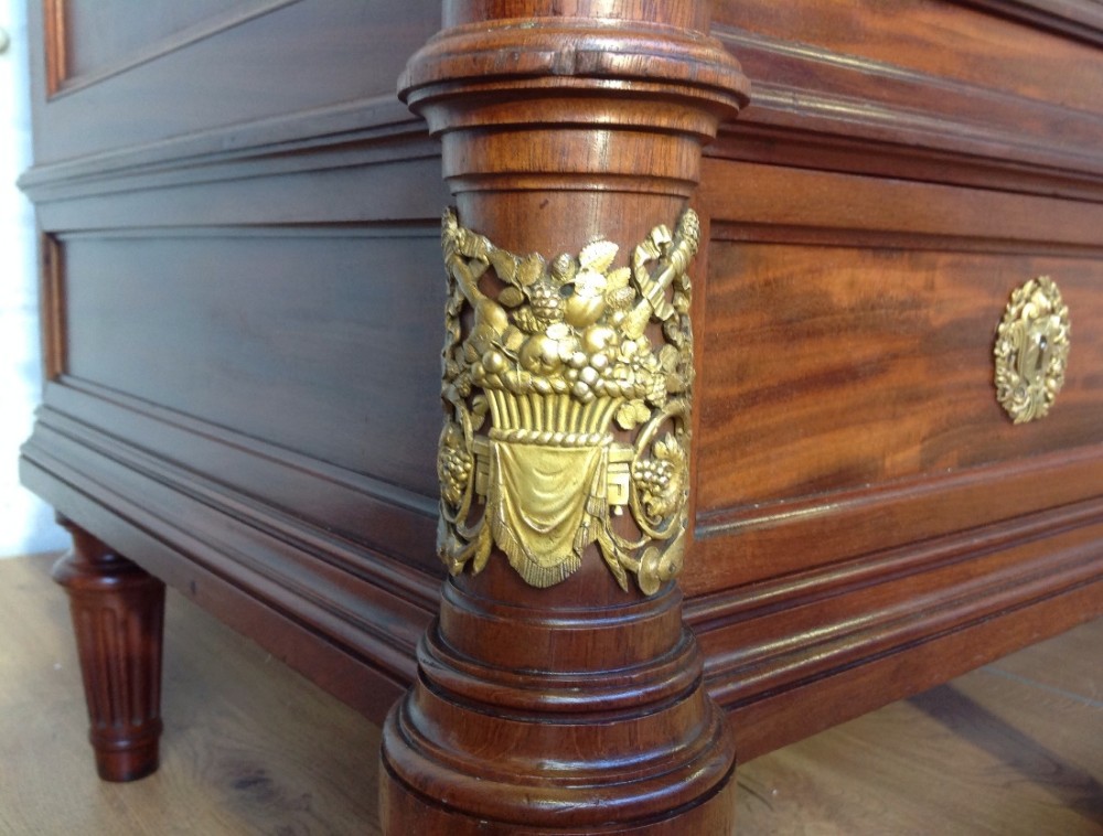 LARGE FRENCH MAHOGANY ARMOIRE  View VII