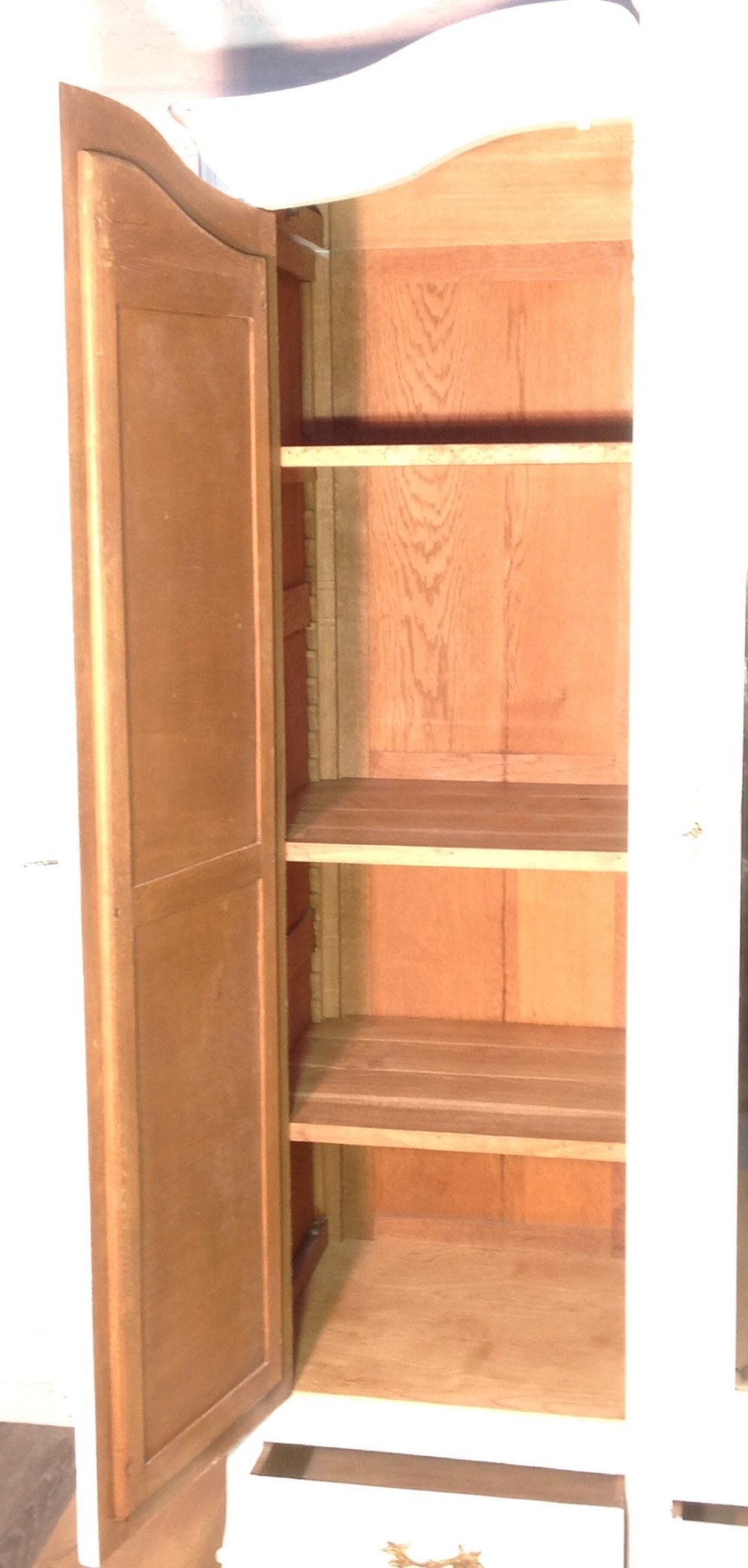 LARGE PAINTED FRENCH OAK ARMOIRE View X