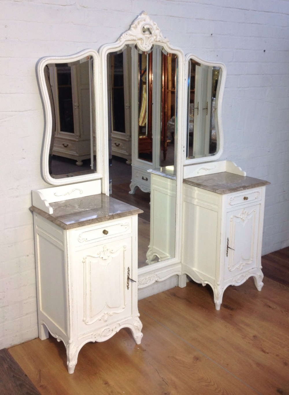 FRENCH PAINTED DRESSING TABLE View II