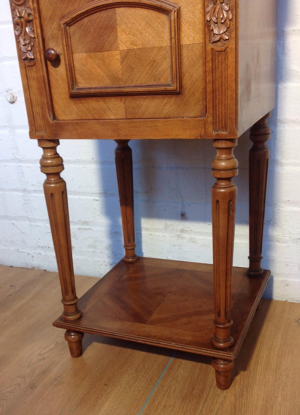 FRENCH WALNUT BEDSIDE CABINET View VI