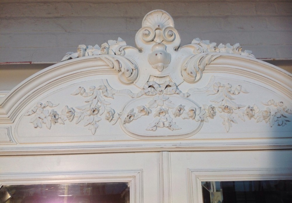 PAINTED FRENCH WALNUT ARMOIRE View II