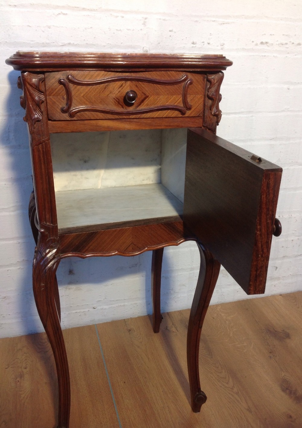 ROSEWOOD FRENCH BEDSIDE CABINET View IV