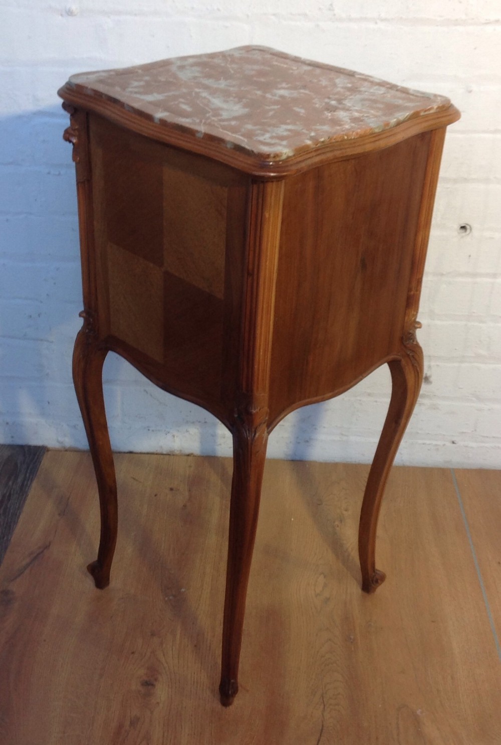 FRENCH WALNUT BEDSIDE CABINET View V