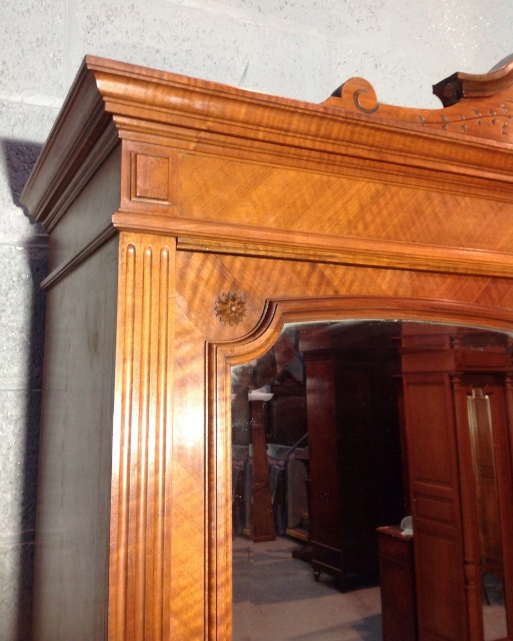 WALNUT FRENCH ARMOIRE View II