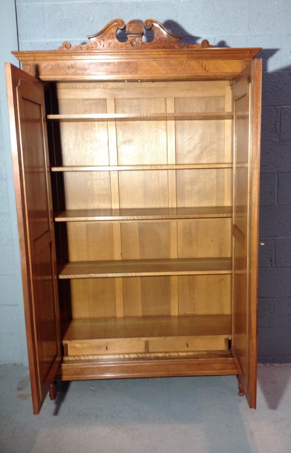 WALNUT FRENCH ARMOIRE View V