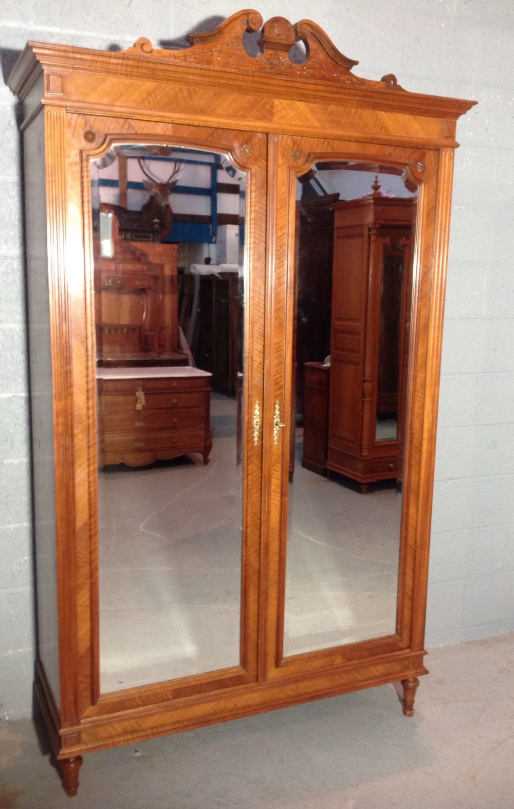 WALNUT FRENCH ARMOIRE View IX