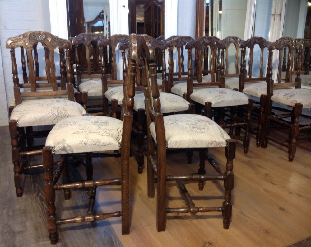 SET OF 16 FRENCH DINING CHAIRS View IV
