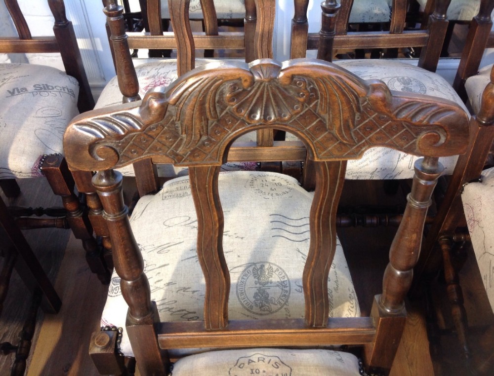 SET OF 16 FRENCH DINING CHAIRS View VII