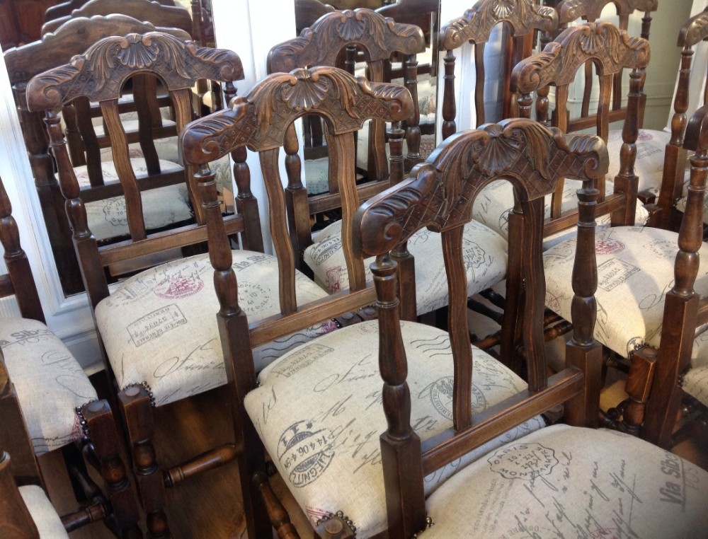 SET OF 16 FRENCH DINING CHAIRS View VIII