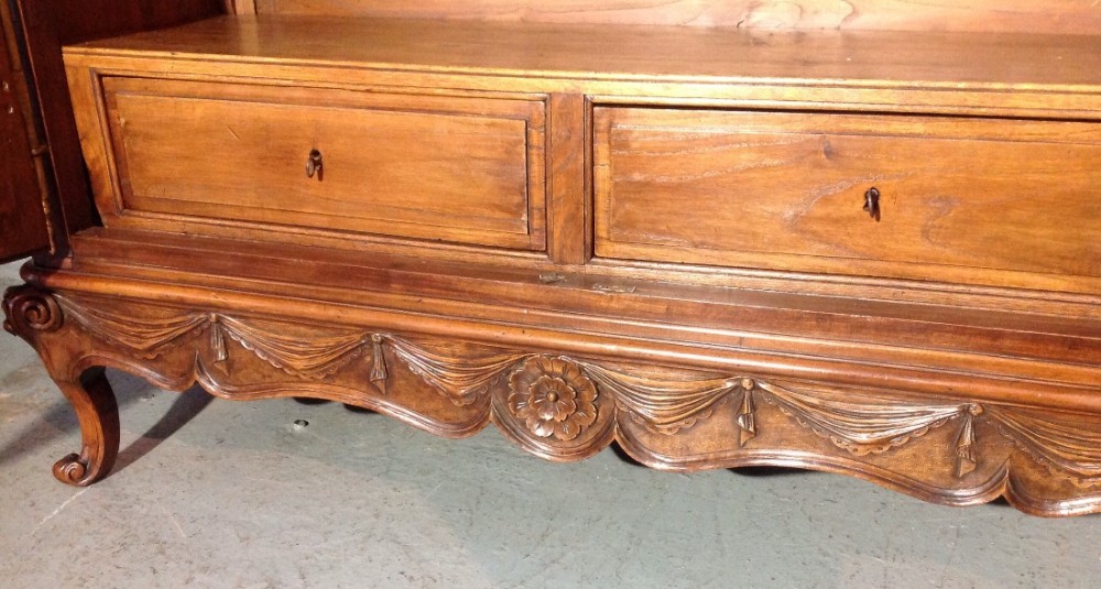 CARVED WALNUT FRENCH ARMOIRE View X