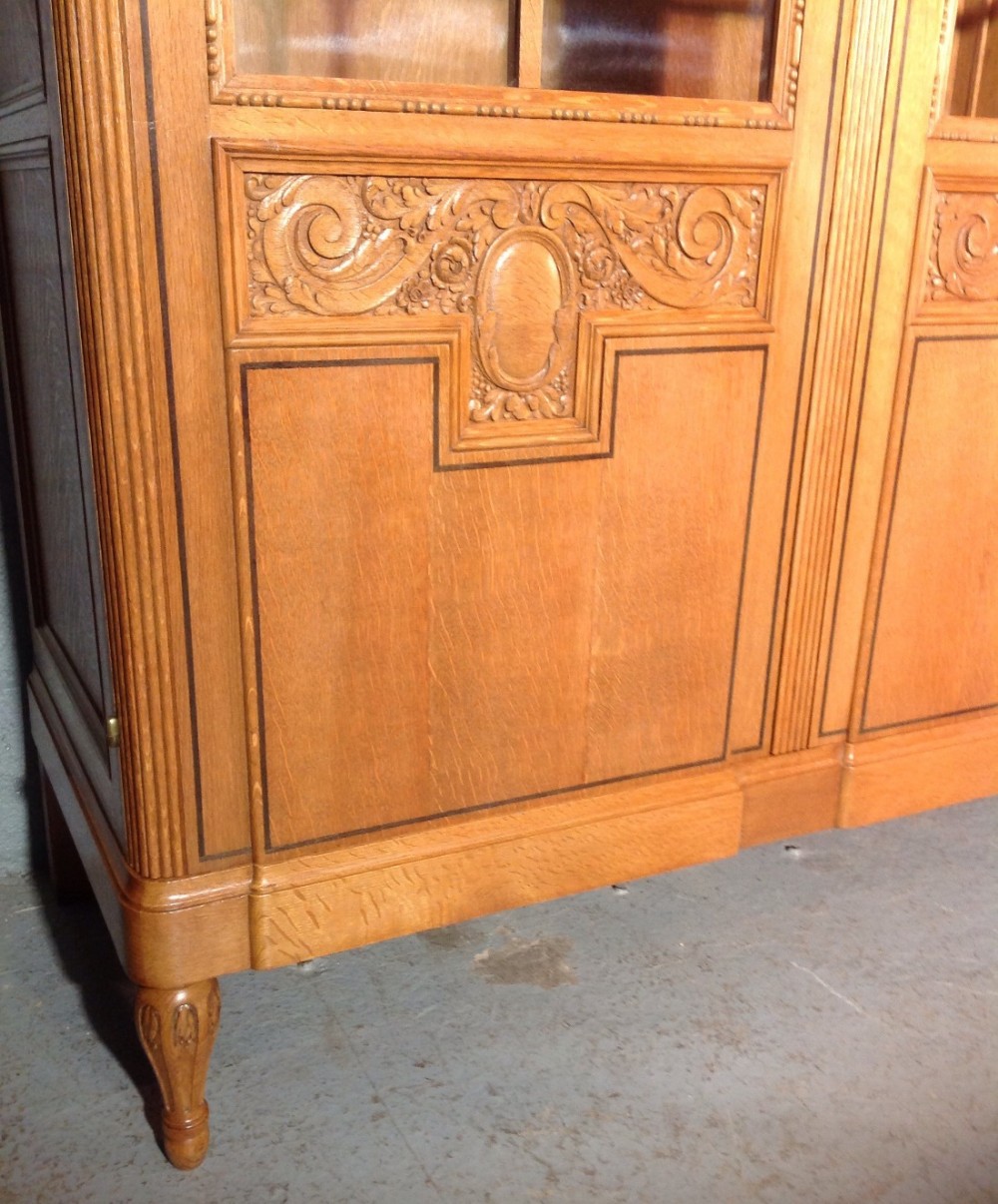 PAIR OF FRENCH OAK CABINETS. View XV