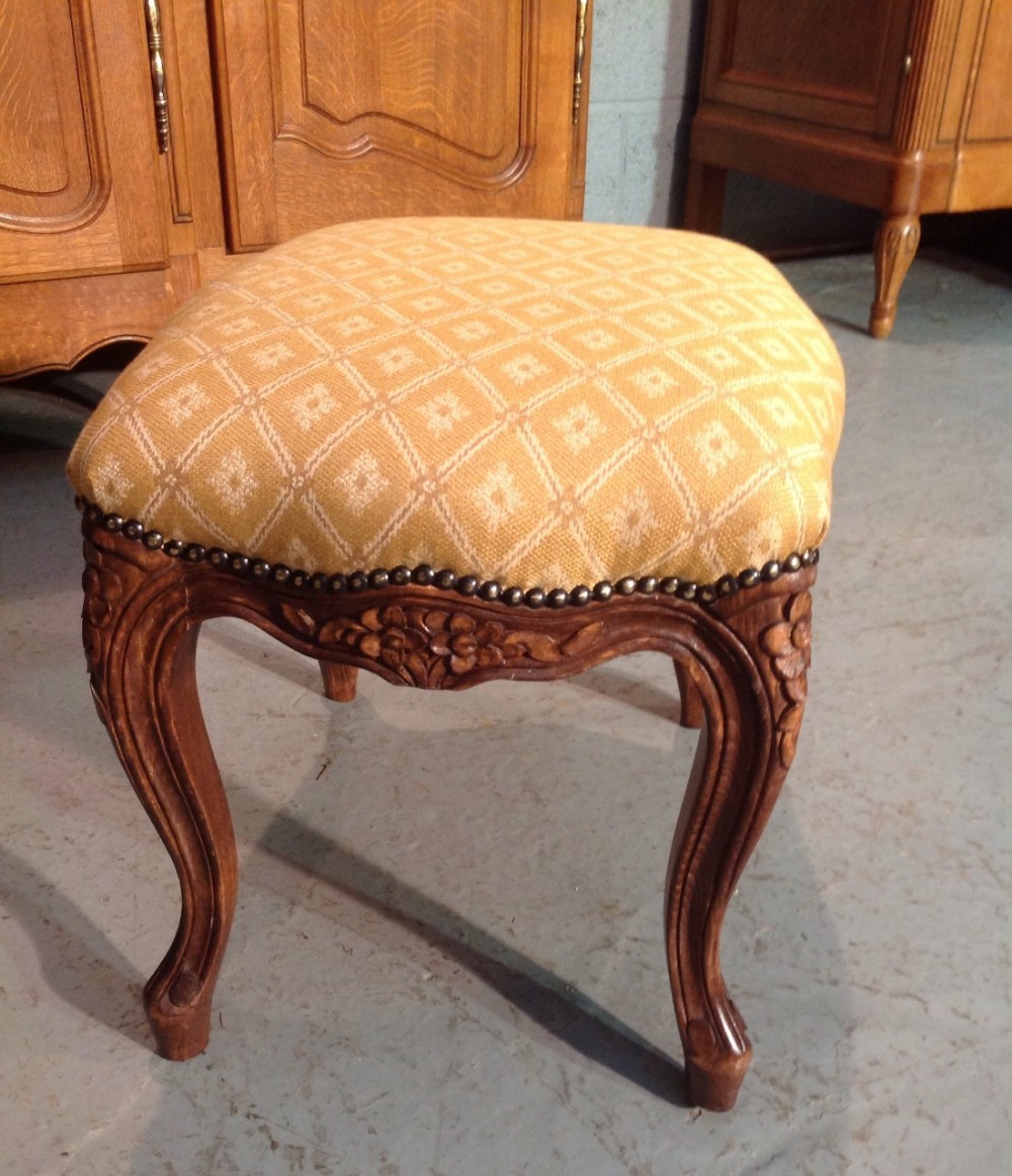 FRENCH WALNUT STOOL View II