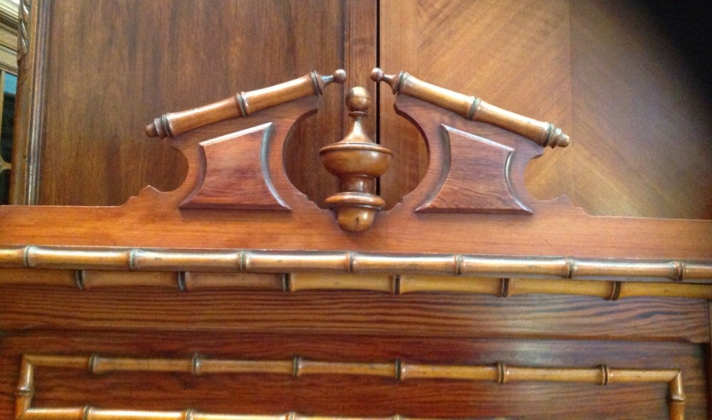 FRENCH FAUX BAMBOO MIRROR View III