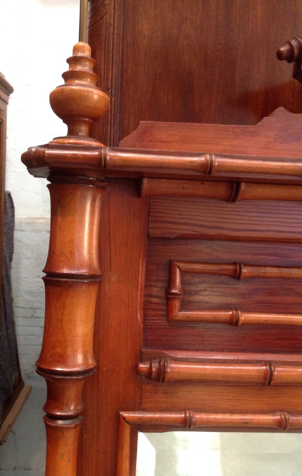 FRENCH FAUX BAMBOO MIRROR View IV