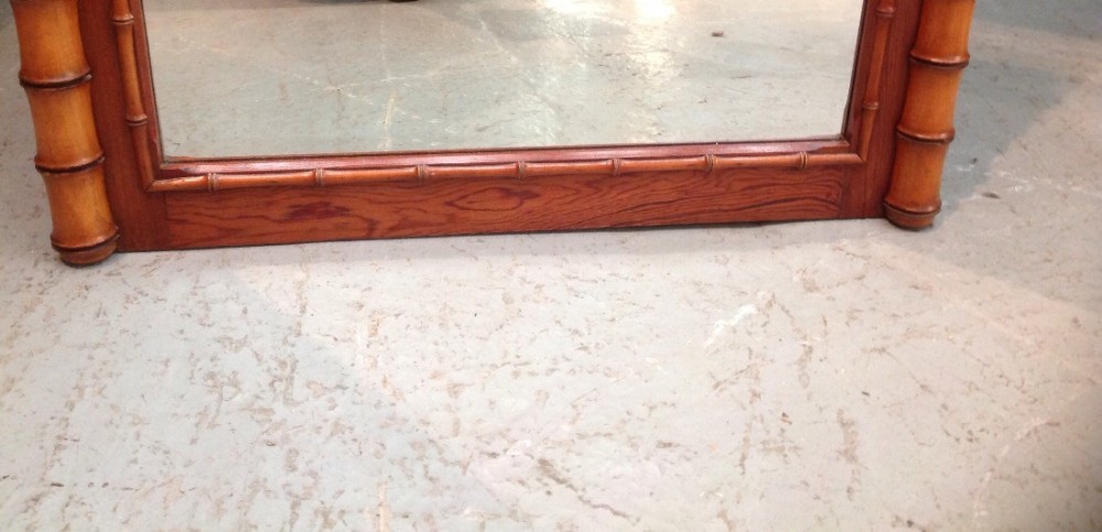 FRENCH FAUX BAMBOO MIRROR View VI