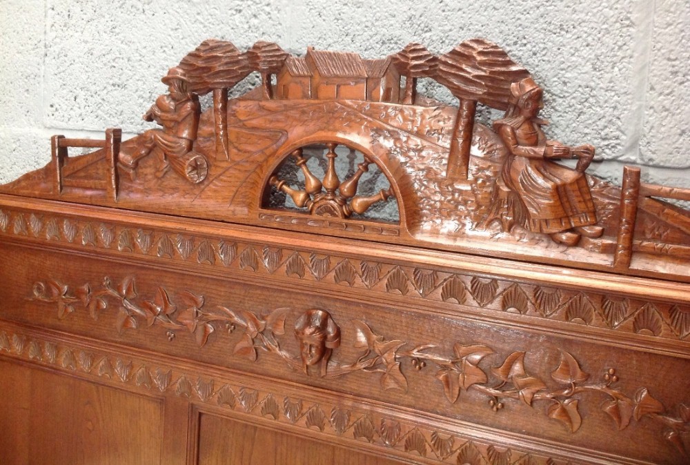 FRENCH OAK BRETON BED View VIII