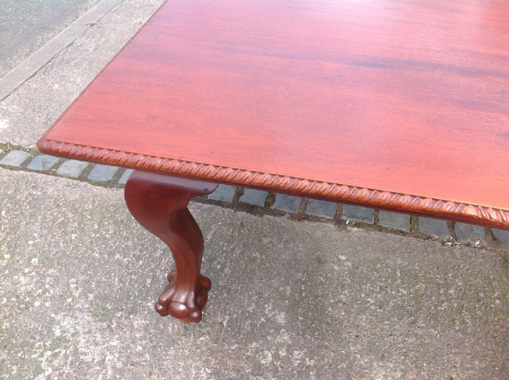 LARGE 14 SEATER MAHOGANY DINING TABLE View VIII