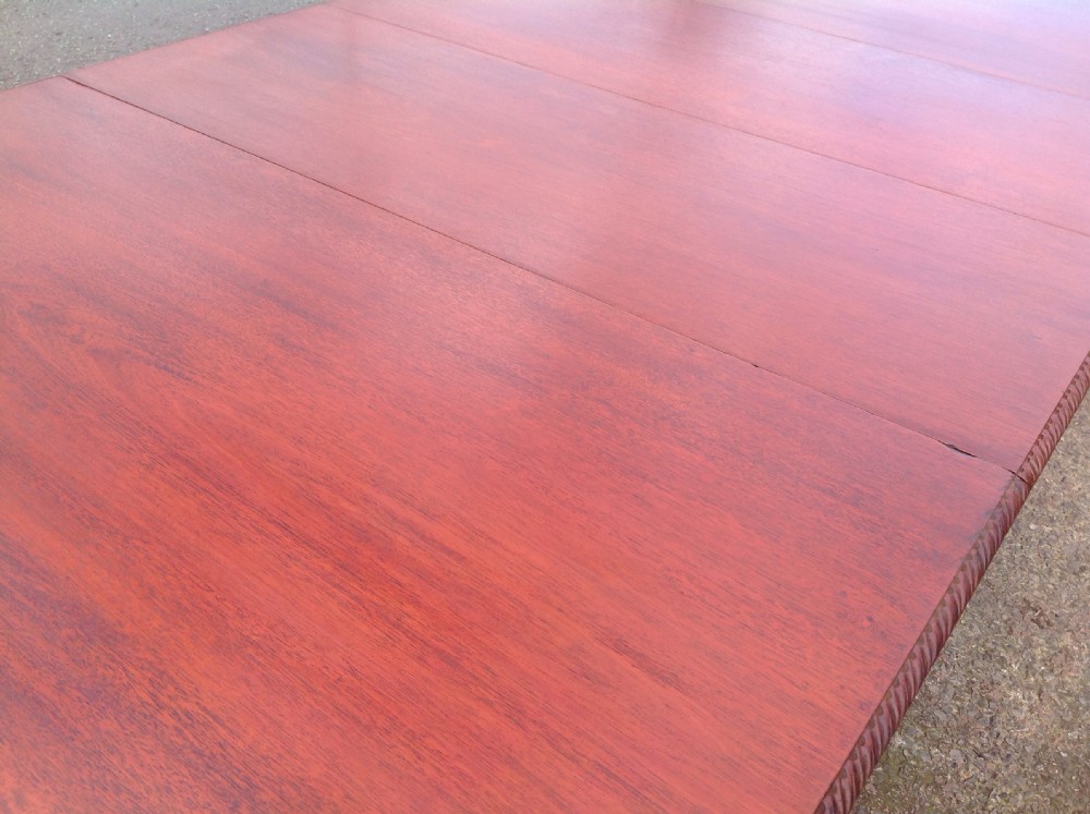 LARGE 14 SEATER MAHOGANY DINING TABLE View IX