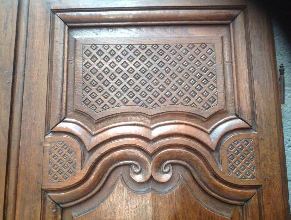 PAIR OF FRENCH OAK CUPBOARD DOORS View II