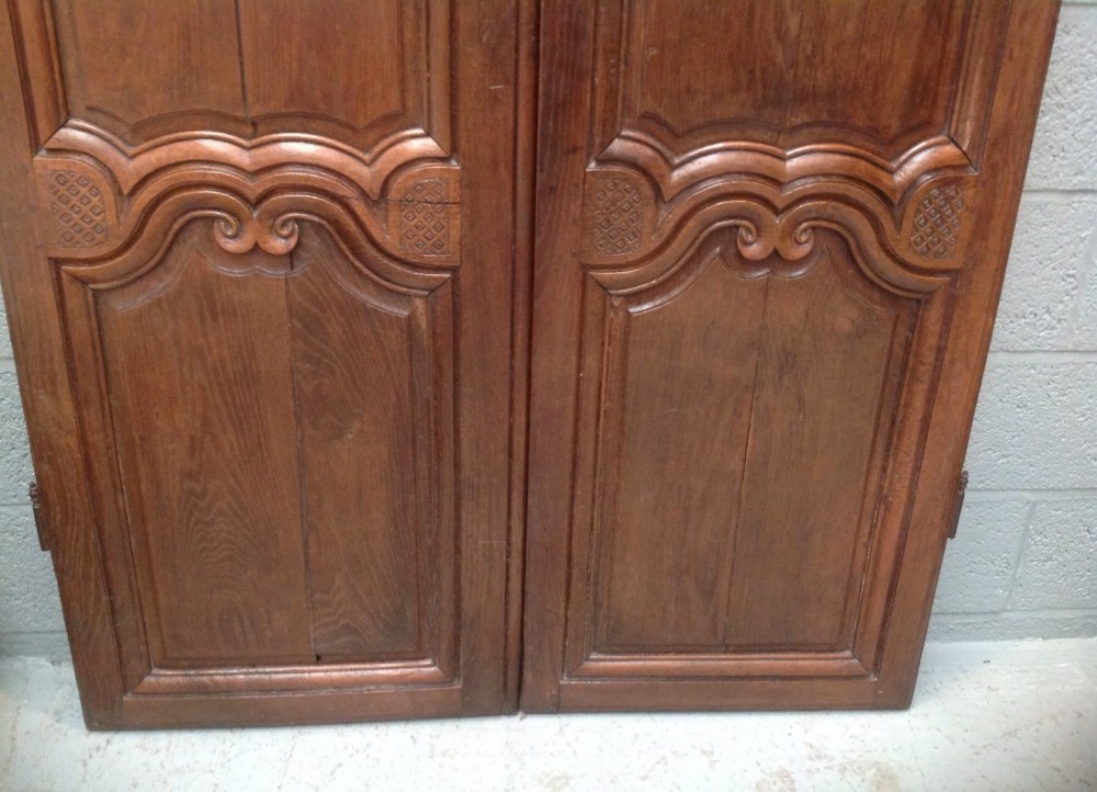 PAIR OF FRENCH OAK CUPBOARD DOORS View V
