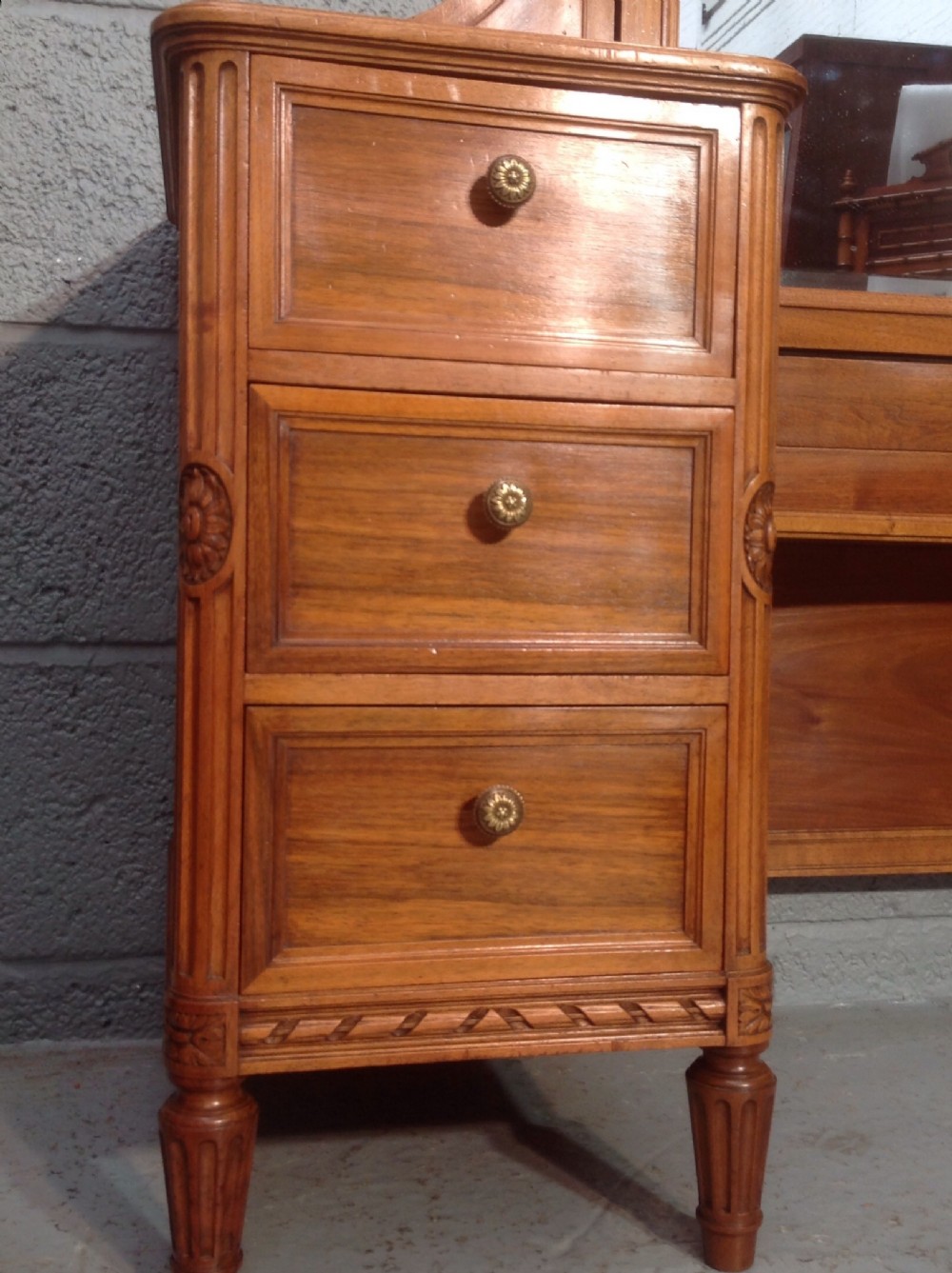 FRENCH WALNUT DRESSING TABLE View III