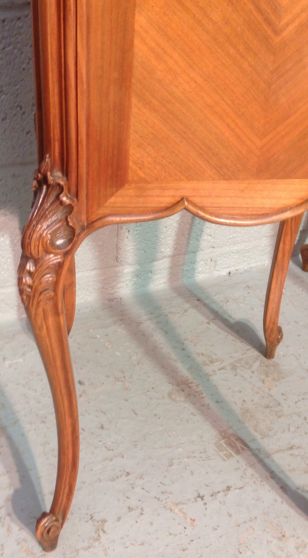 PAIR OF FRENCH WALNUT BEDSIDE CABINETS View VII