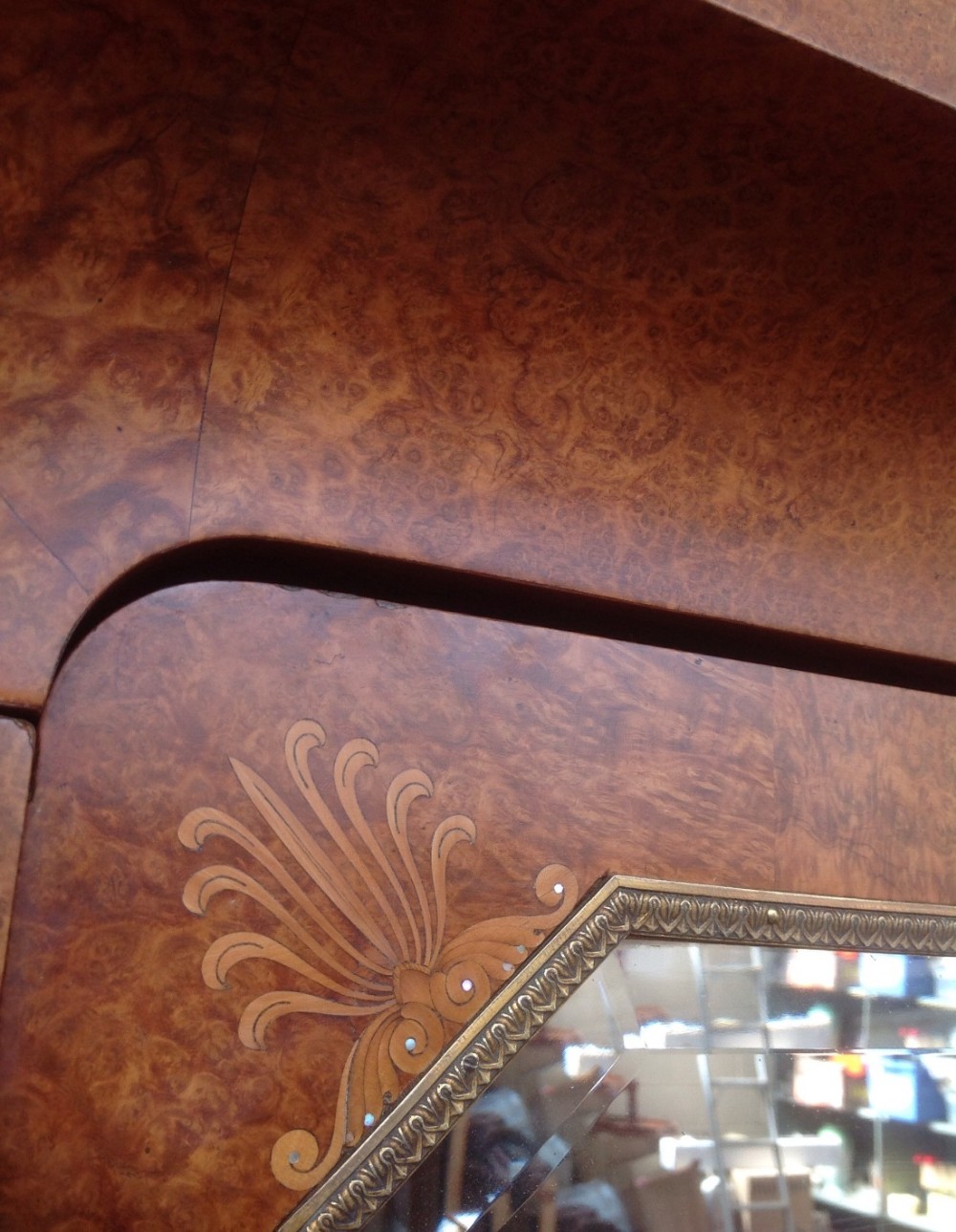 LARGE ART DECO FRENCH ARMOIRE View XI