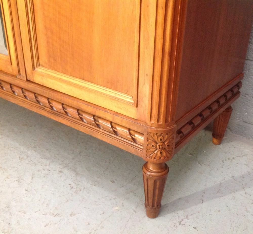 WALNUT FRENCH TRIPLE ARMOIRE View V