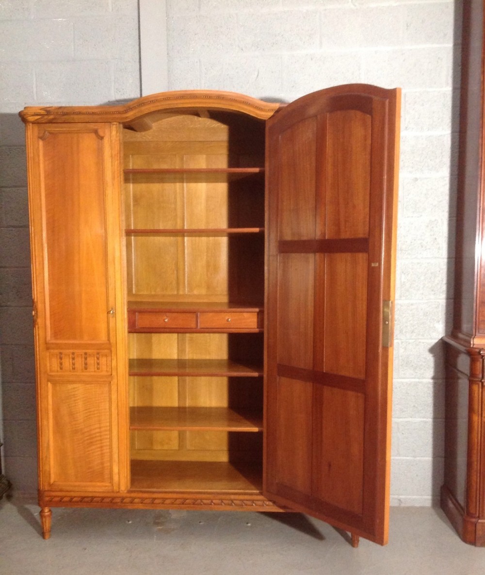 WALNUT FRENCH TRIPLE ARMOIRE View VIII