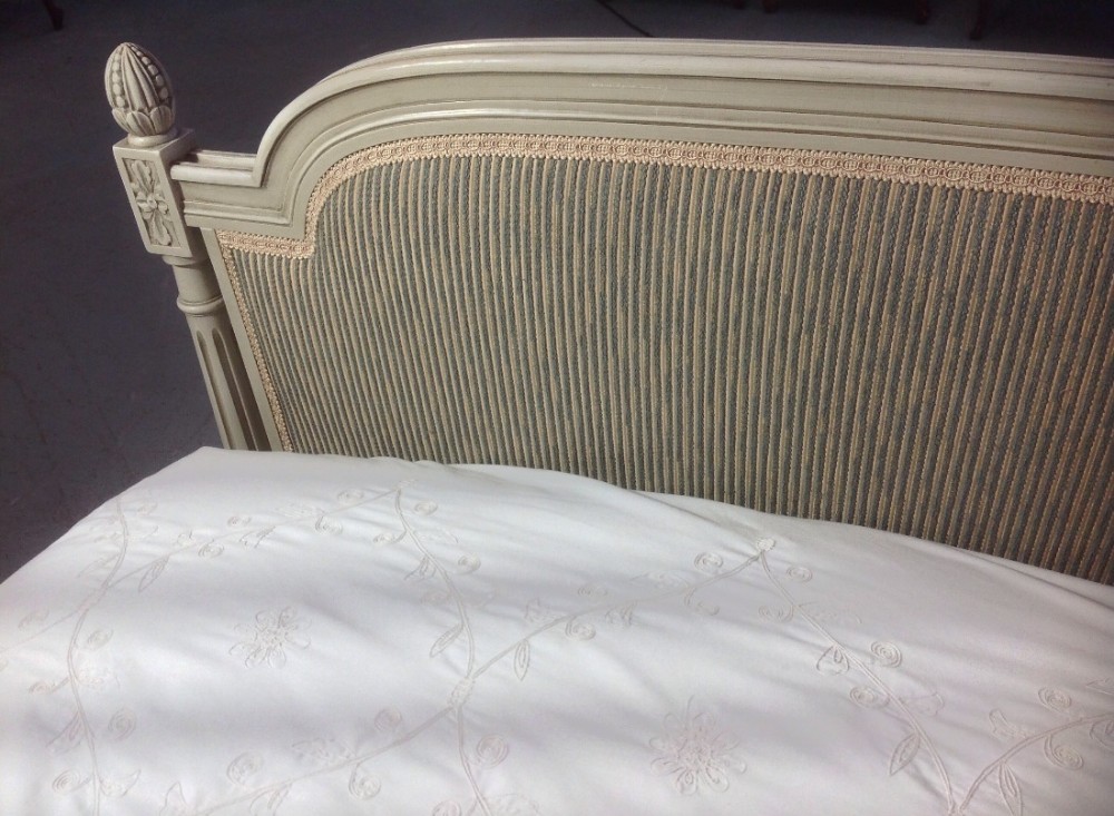 PAIR OF FRENCH UPHOLSTERED SINGLE BEDS View XI