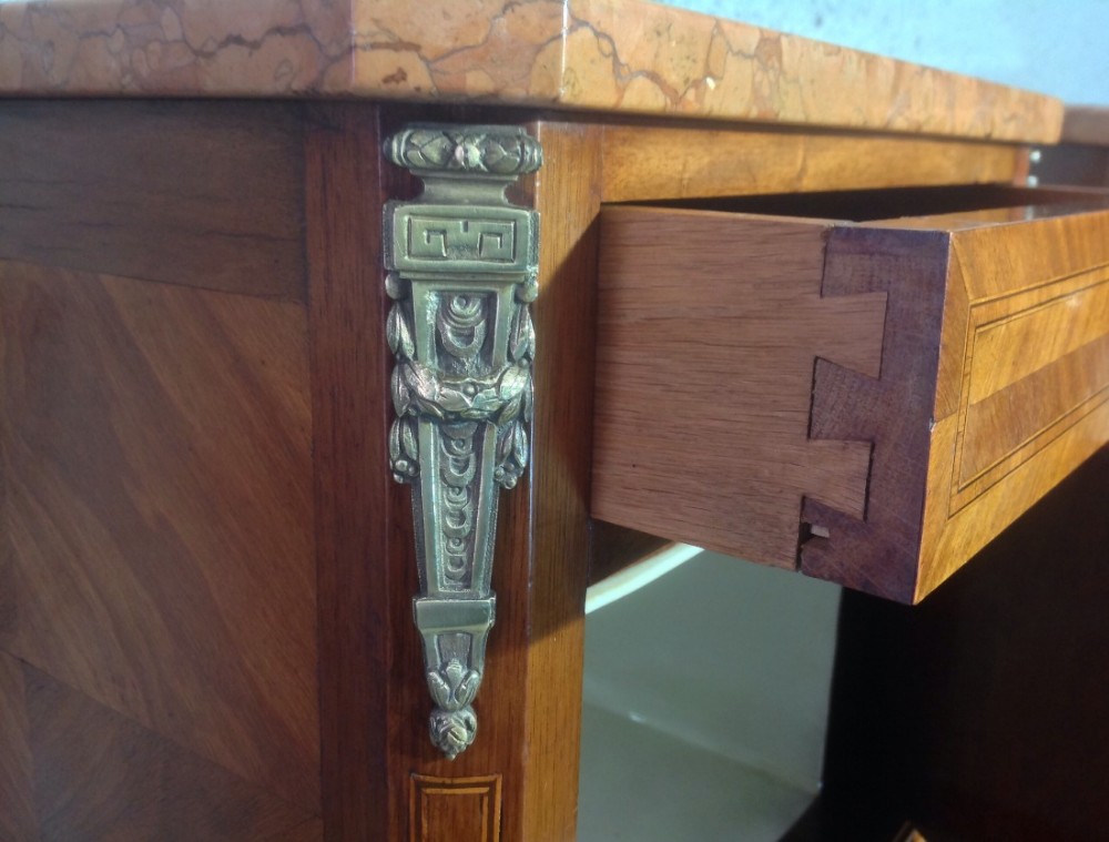 PAIR OF FRENCH INLAID MAHOGANY BEDSIDE CABINETS View IX