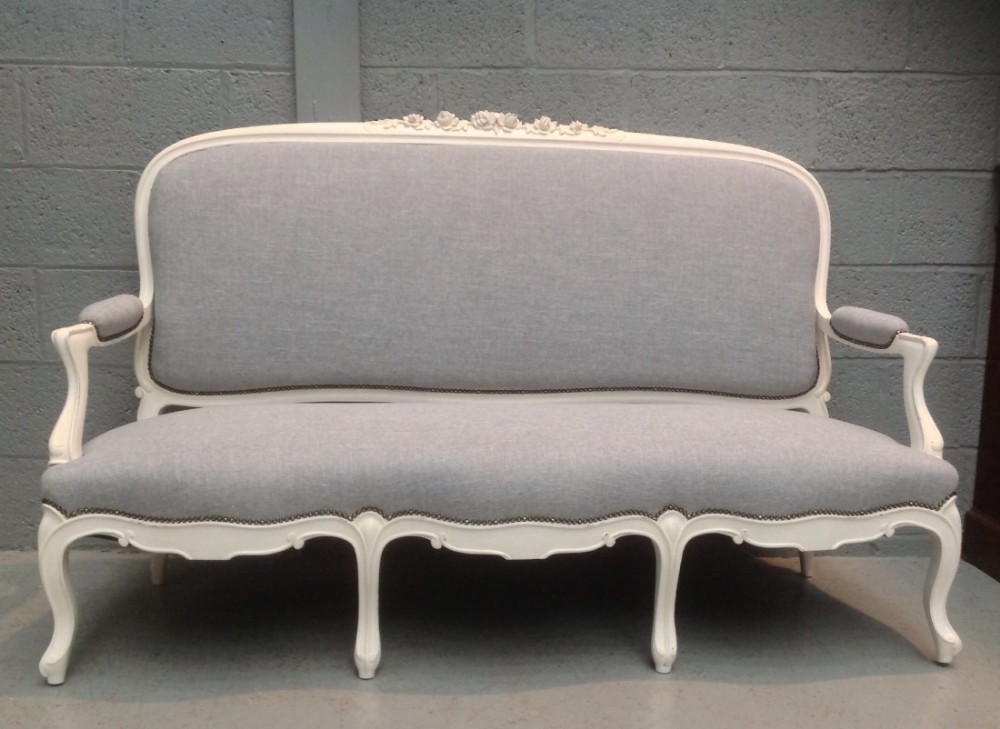 PAINTED FRENCH SOFA View III