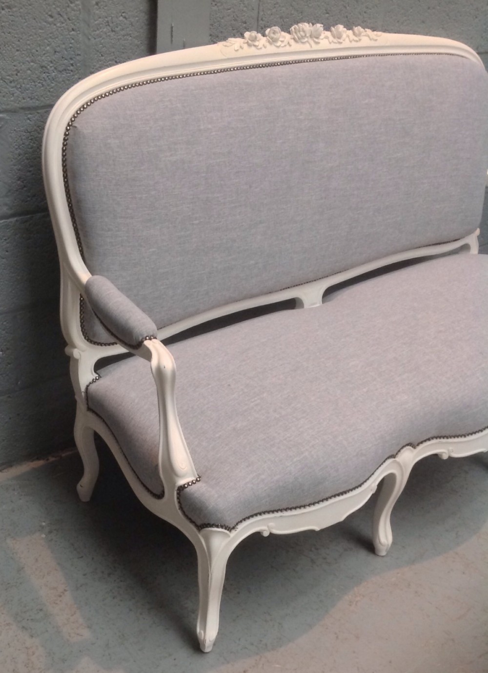 PAINTED FRENCH SOFA View IV