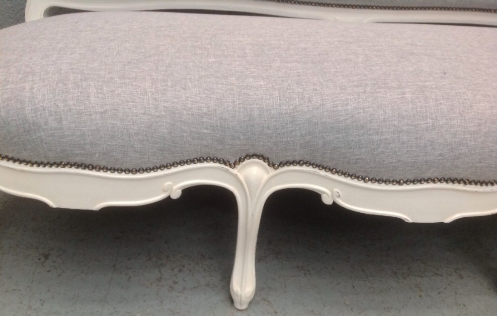 PAINTED FRENCH SOFA View V