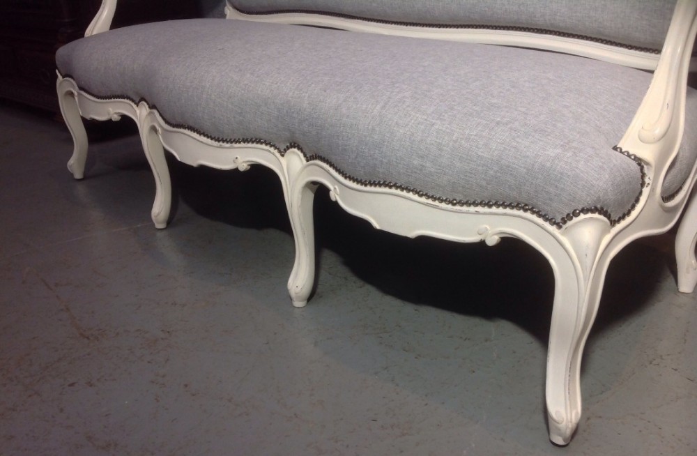 PAINTED FRENCH SOFA View X