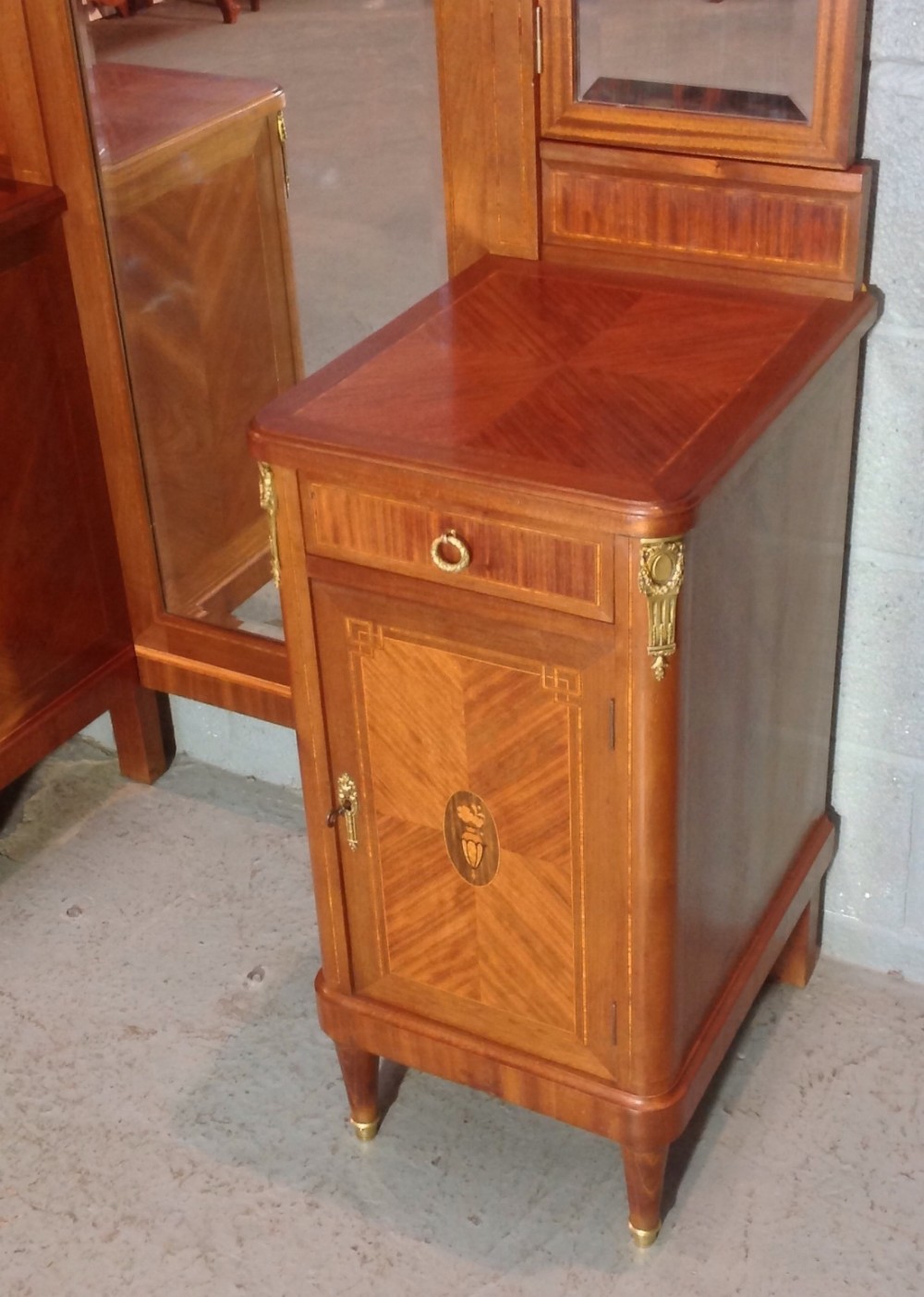 INLAID FRENCH MAHOGANY DRESSING TABLE View II