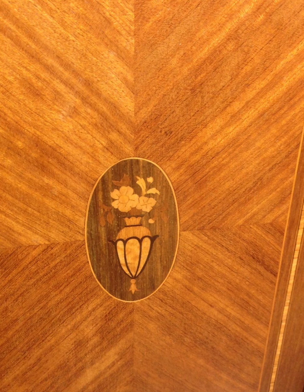 INLAID FRENCH MAHOGANY DRESSING TABLE View V