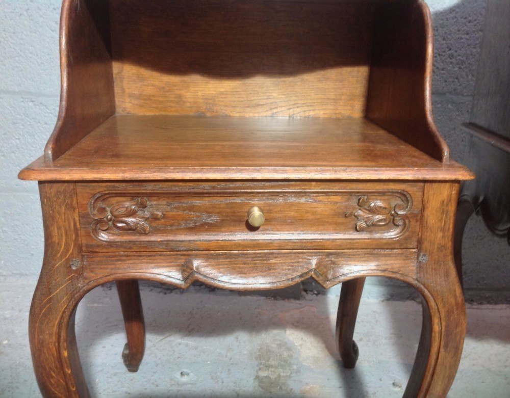 PAIR OF FRENCH OAK BEDSIDE CABINETS View V