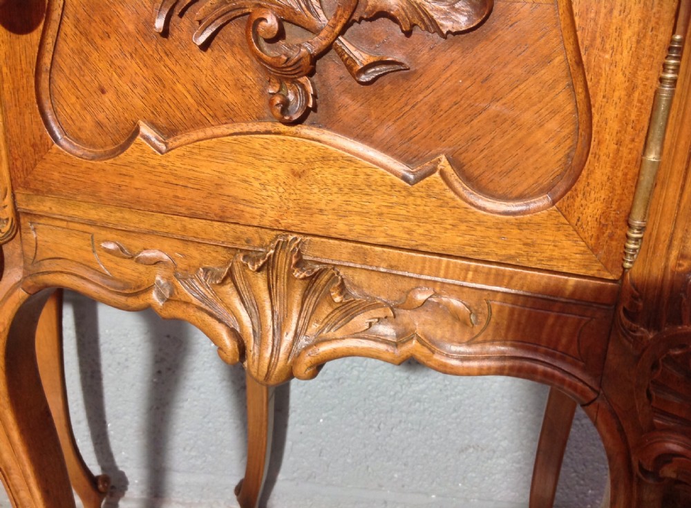 PAIR OF FRENCH WALNUT BEDSIDE CABINETS View XIII