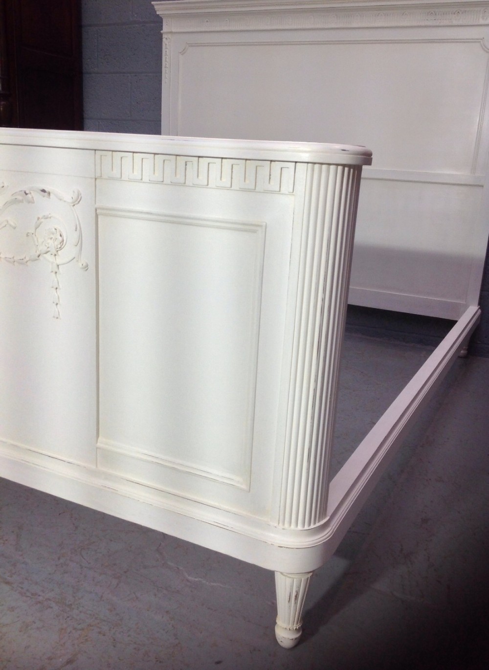 PAINTED FRENCH WALNUT BED View III