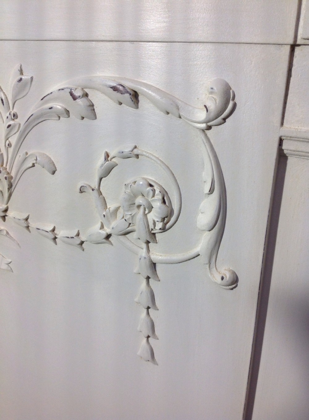 PAINTED FRENCH WALNUT BED View IV